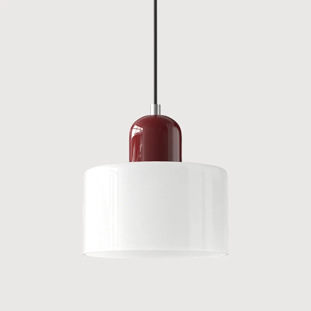 Modern Cylindrical Pendant Light Fixture - Minimalist Design for Kitchen & Dining Spaces