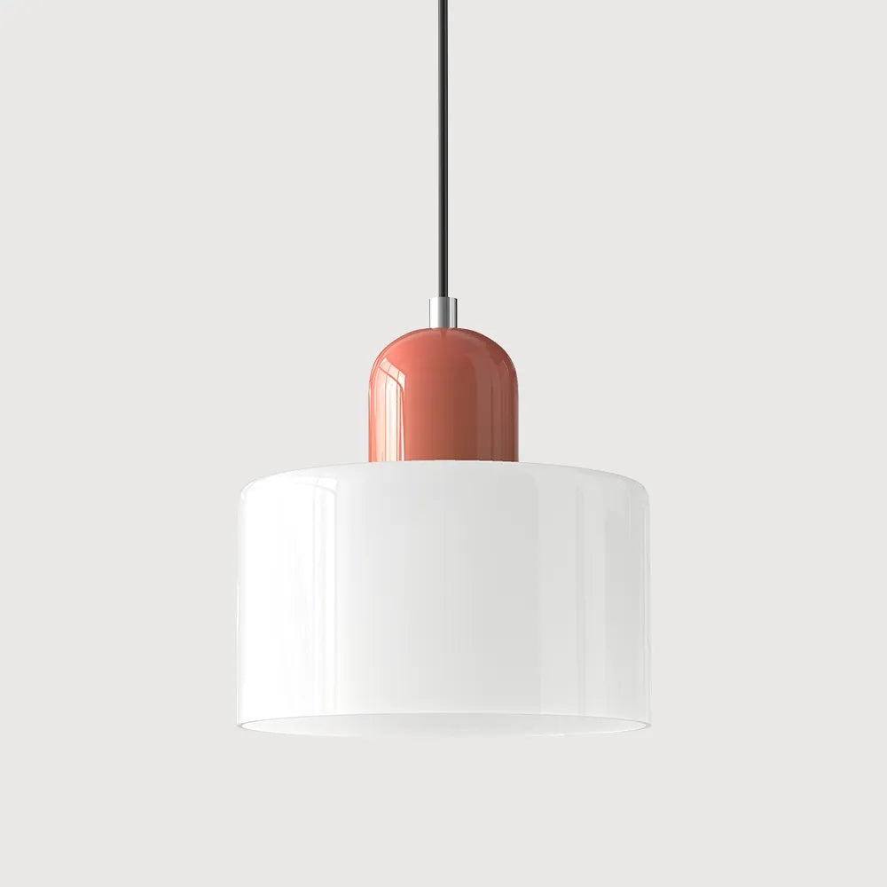 Modern Cylindrical Pendant Light Fixture - Minimalist Design for Kitchen & Dining Spaces