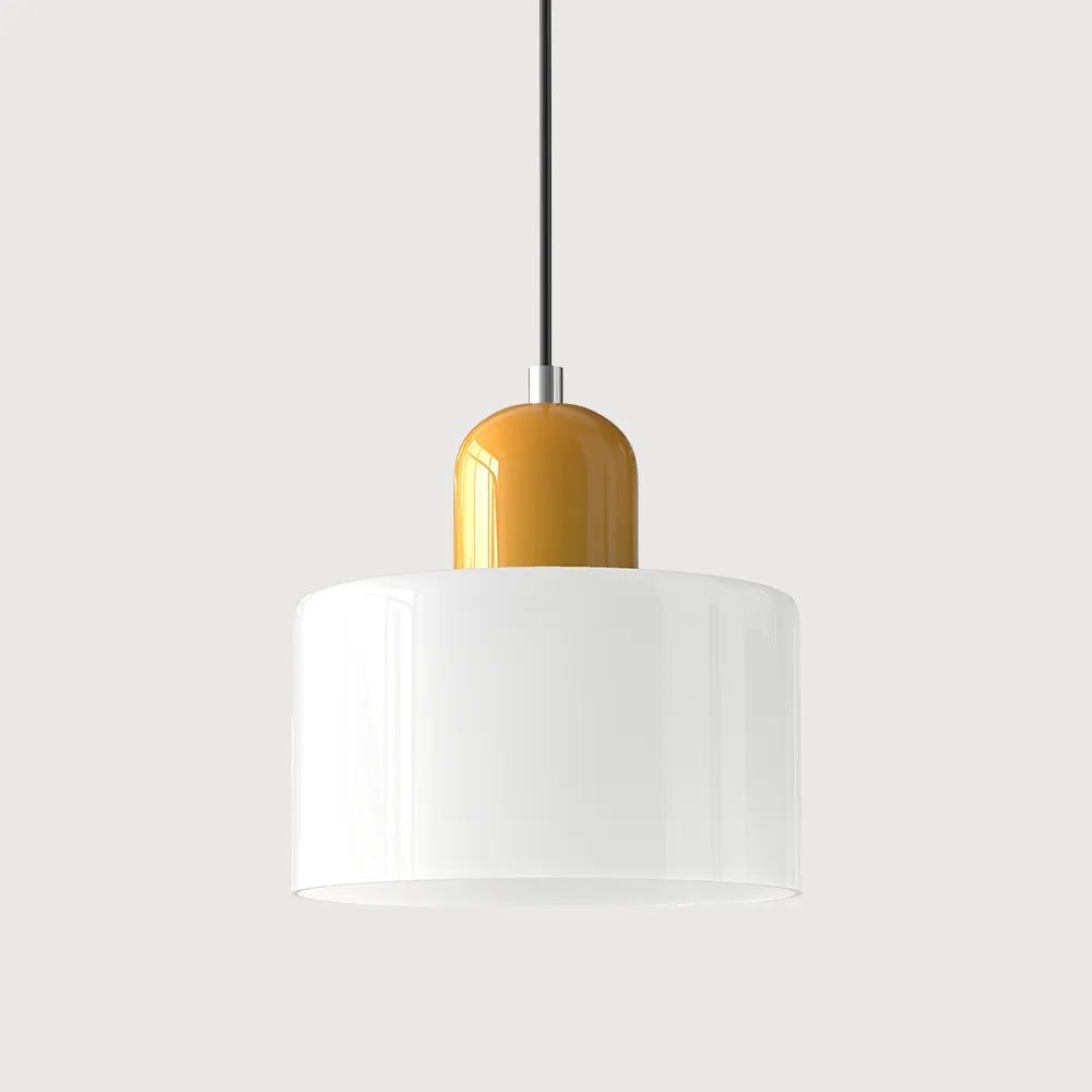 Modern Cylindrical Pendant Light Fixture - Minimalist Design for Kitchen & Dining Spaces