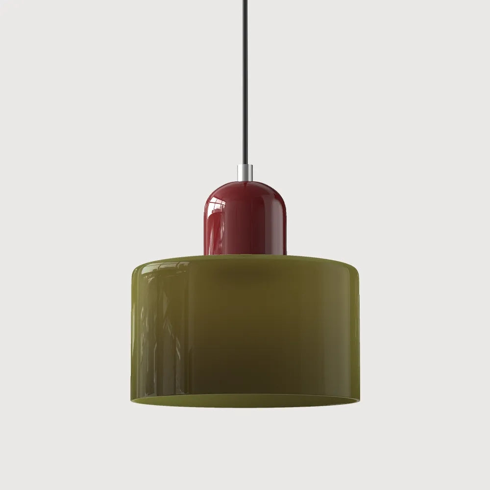 Modern Cylindrical Pendant Light Fixture - Minimalist Design for Kitchen & Dining Spaces