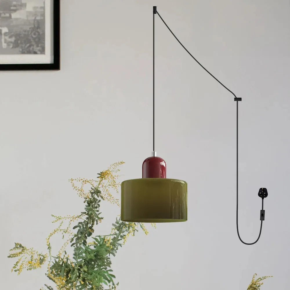 Modern Cylindrical Pendant Light Fixture - Minimalist Design for Kitchen & Dining Spaces
