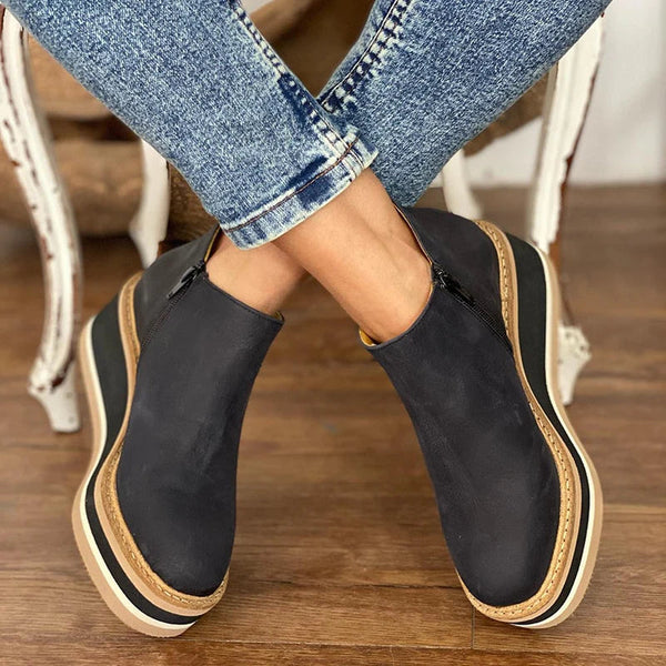Luxe Bella™ | Women's Leather Ankle Boots | Genuine Leather, Stylish Design & Comfortable Fit