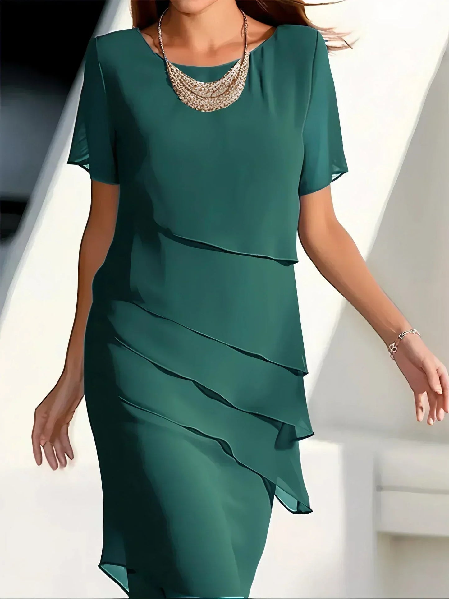B&S | Figure-Flattering & Comfortable Tailored Dress for Women – Versatile Summer Style with Discreet Pockets