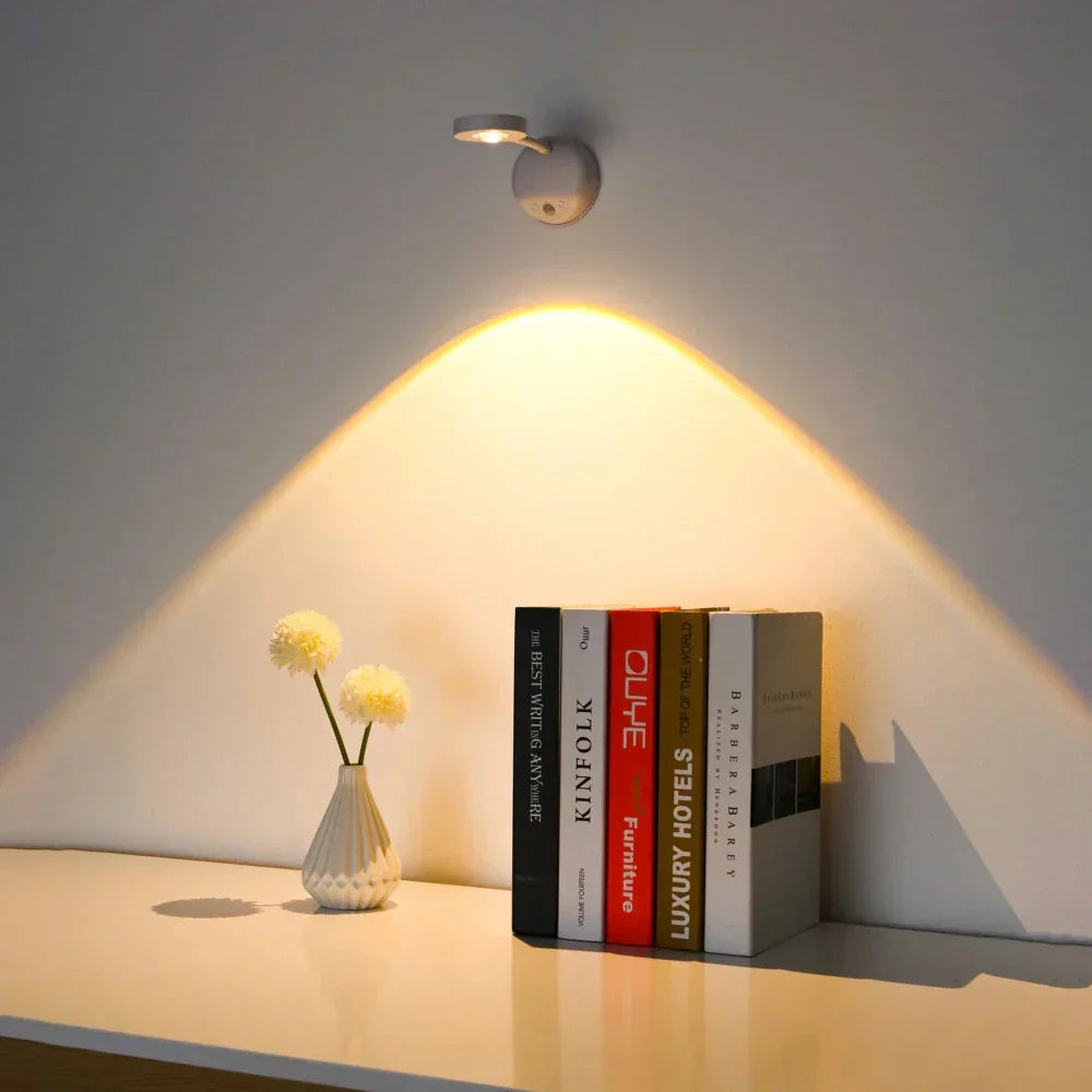 LED Motion Sensor Spotlight - Adjustable Outdoor Security Light for Patios, Gardens, and Driveways