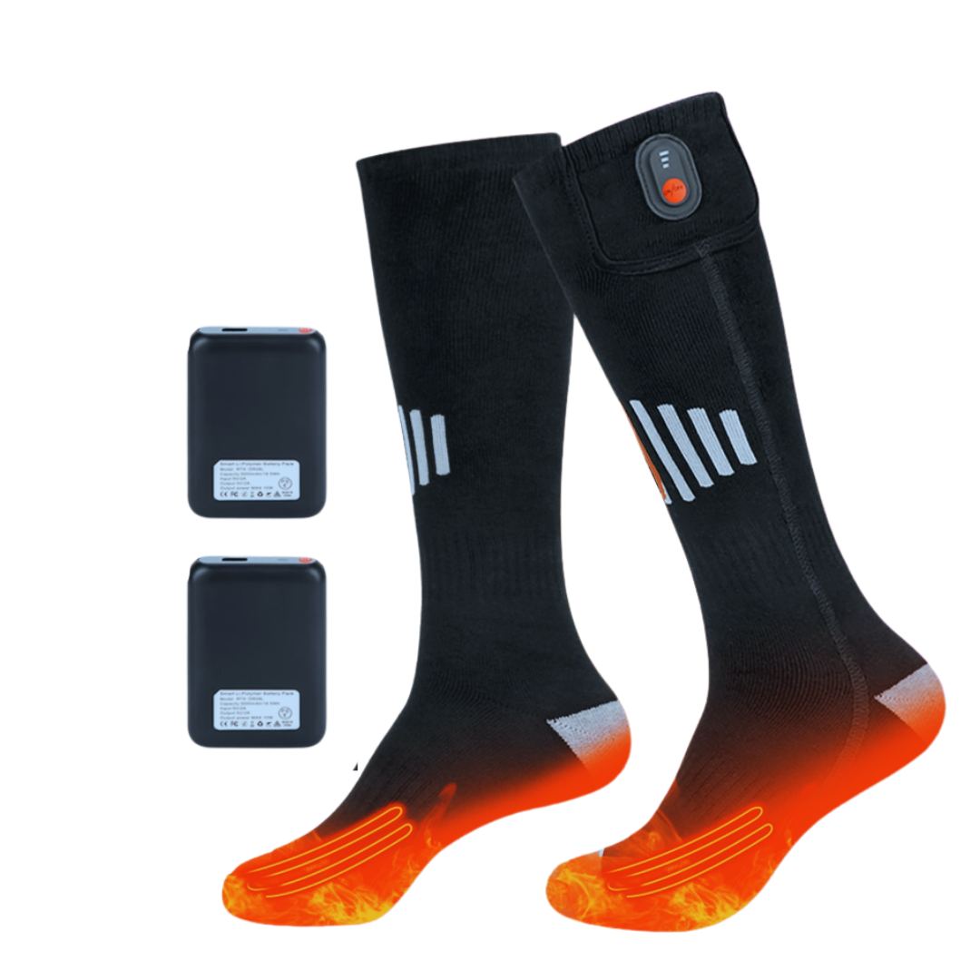 5000mAh Rechargeable Thermal Heated Socks for Women and Men Crew Style with 8 Ho 5000mAh Rechargeable Thermal Heated Socks for Women and Men Crew Style with 8 Ho