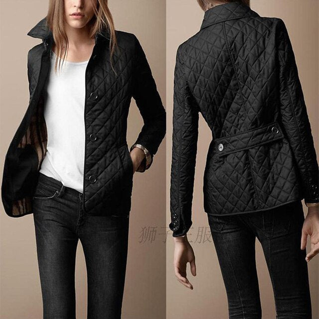 CozyNest™ | Women's Lightweight Quilted Coat | Button Closure, Insulated Design & Stylish Comfort