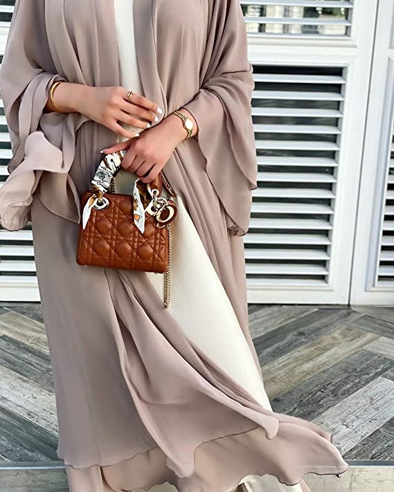 Abaya Set with Headscarf for Women - Modest Wear, Lightweight Fabric, Comfortable Fit