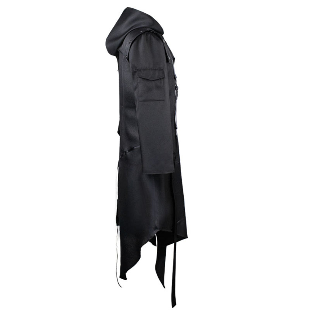 Gothic Raven™ | Men's Gothic Hooded Trench Coat | Durable Fabric, Stylish Design & Adjustable Fit