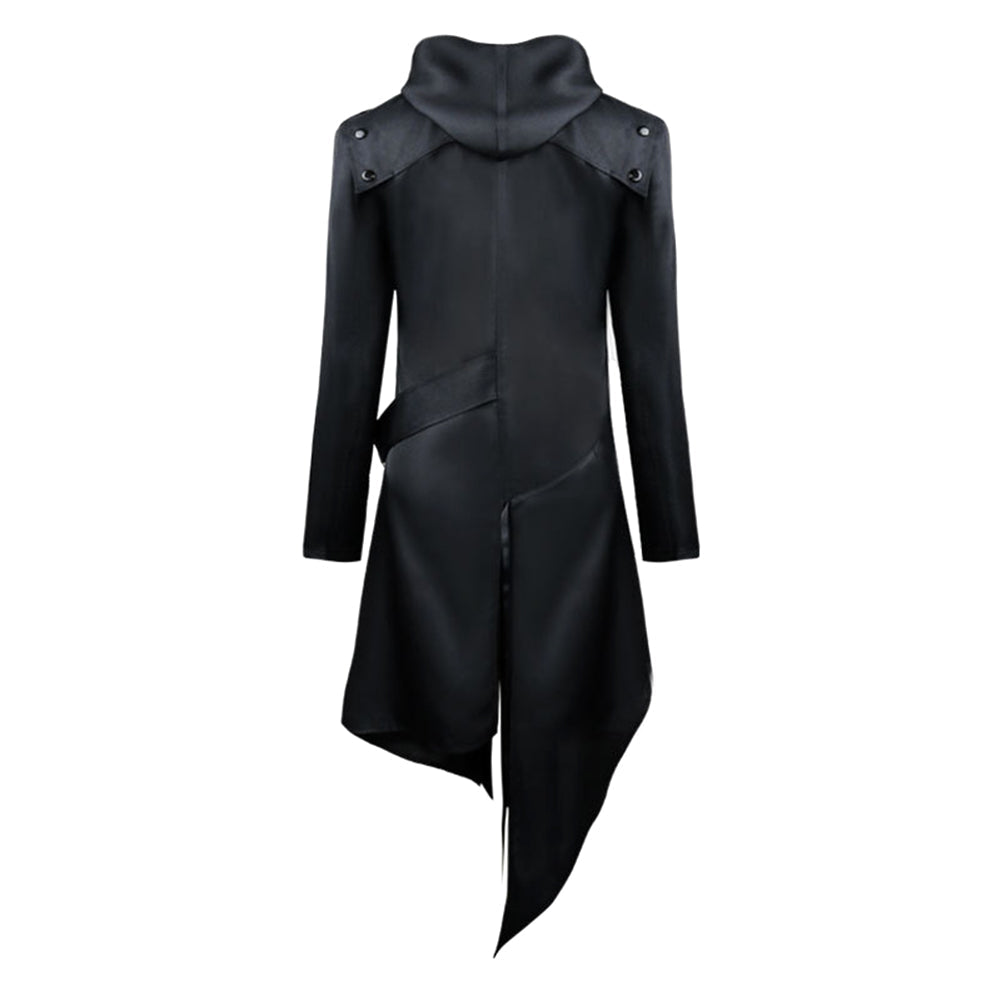 Gothic Raven™ | Men's Gothic Hooded Trench Coat | Durable Fabric, Stylish Design & Adjustable Fit
