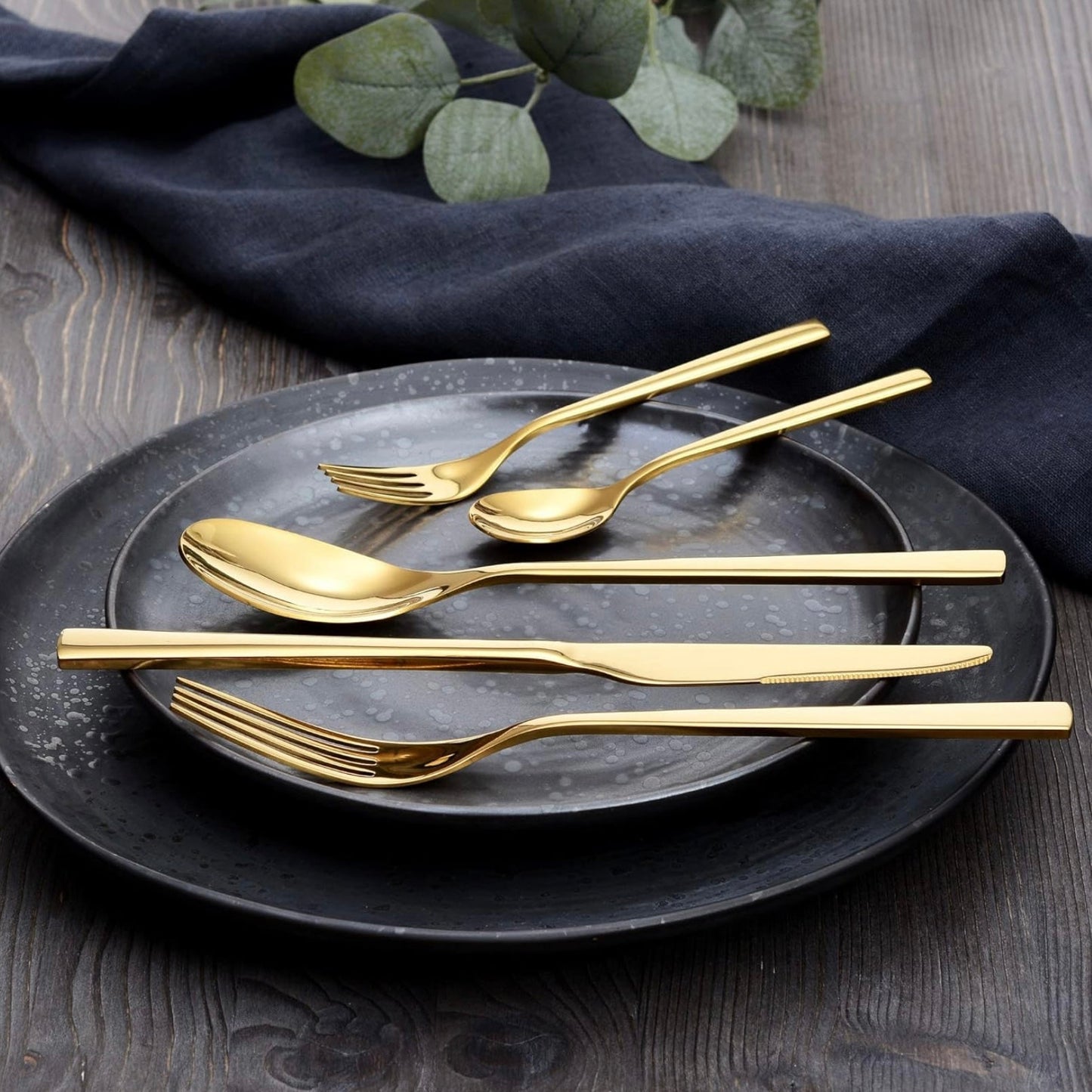 Gold Cutlery Set – Elegant and Modern Utensil Set | Stylish and Durable Cutlery for Home and Special Events