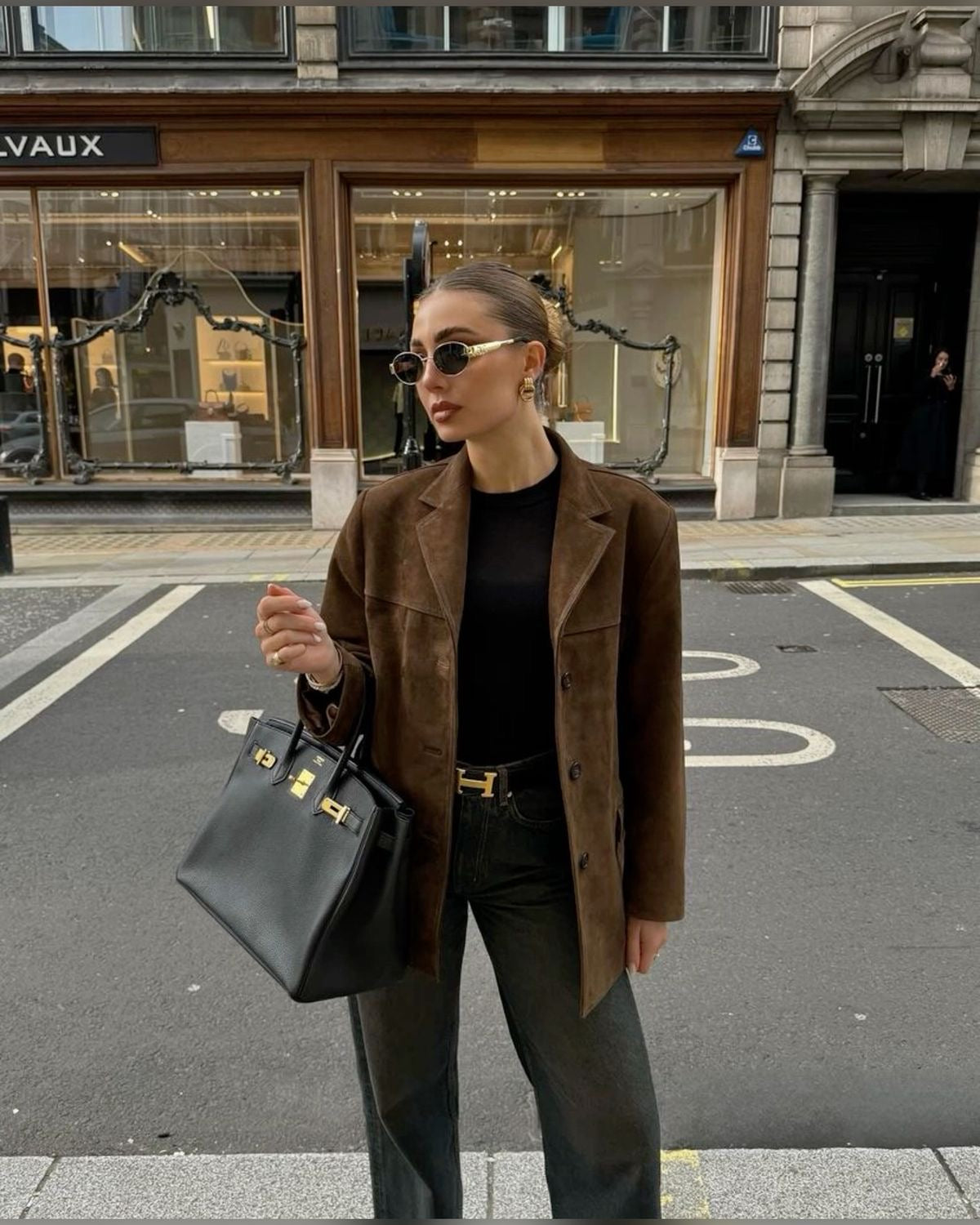 Suede Jacket for Women - Stylish Women's Outerwear in Soft Suede Material
