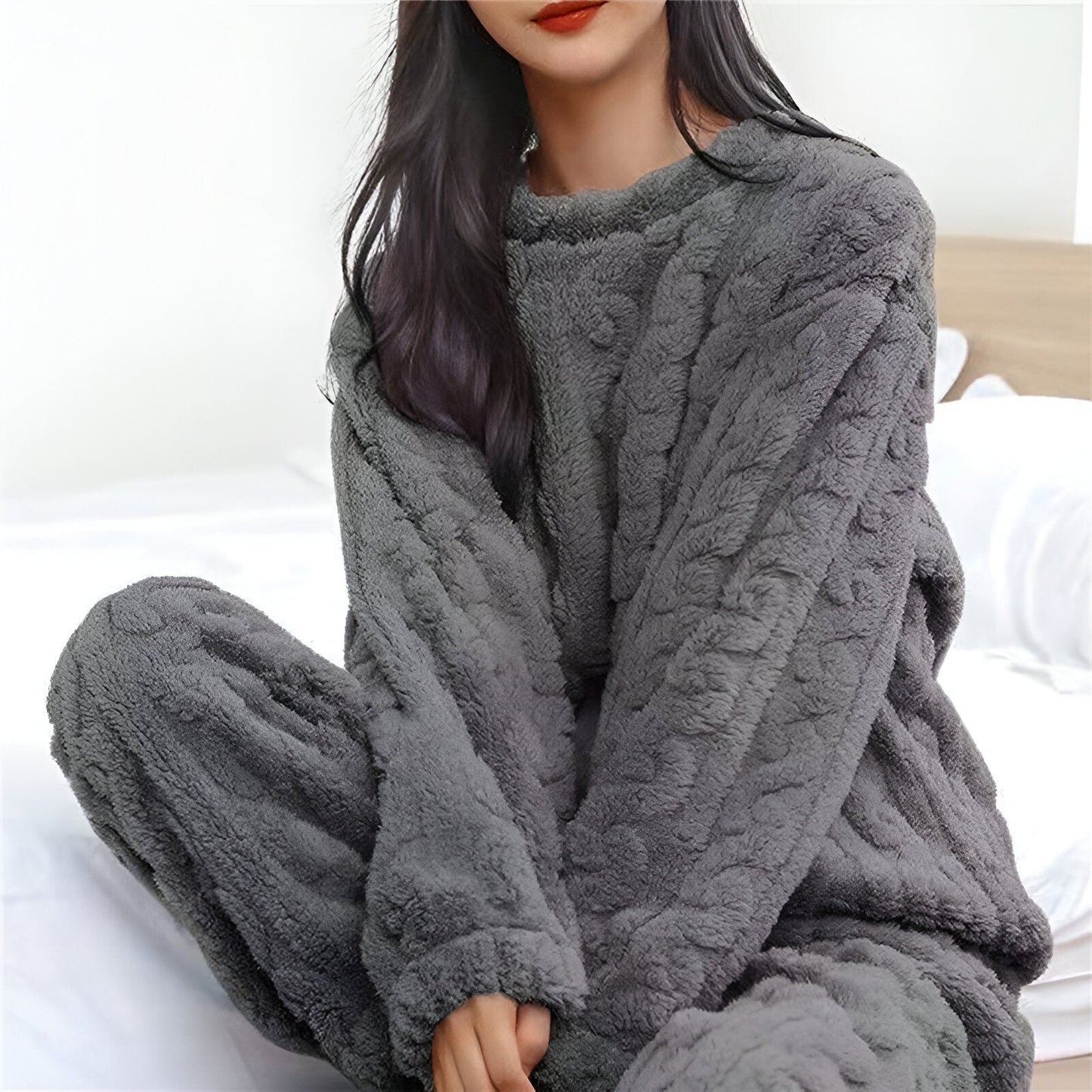 Fleece Dream™ | Women's Warm & Fluffy Pajamas | Soft Fleece, Long Sleeve, Cozy Fit