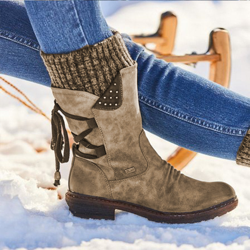 WeatherGuard™ | Mid-Calf Weatherproof Boots | Durable Waterproof Material, Slip-Resistant Sole & Insulated Comfort