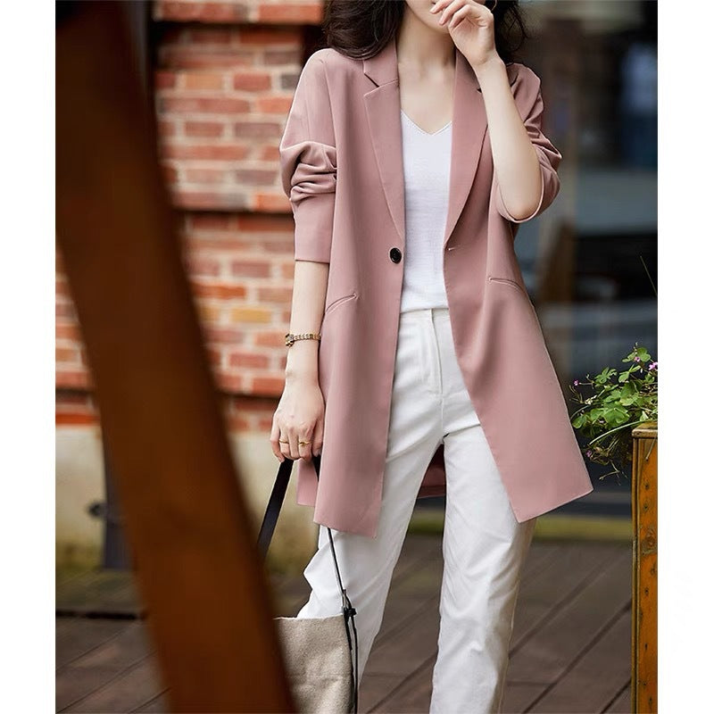 Vintage Aura™ | Women's Long Sleeve Blazer | Tailored Fit, Lightweight Fabric & Timeless Style