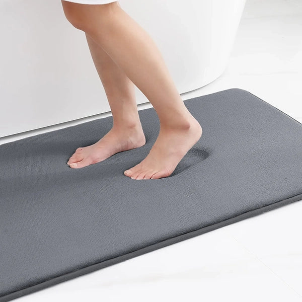 Memory Foam Bath Mat Non-Slip Rug beig