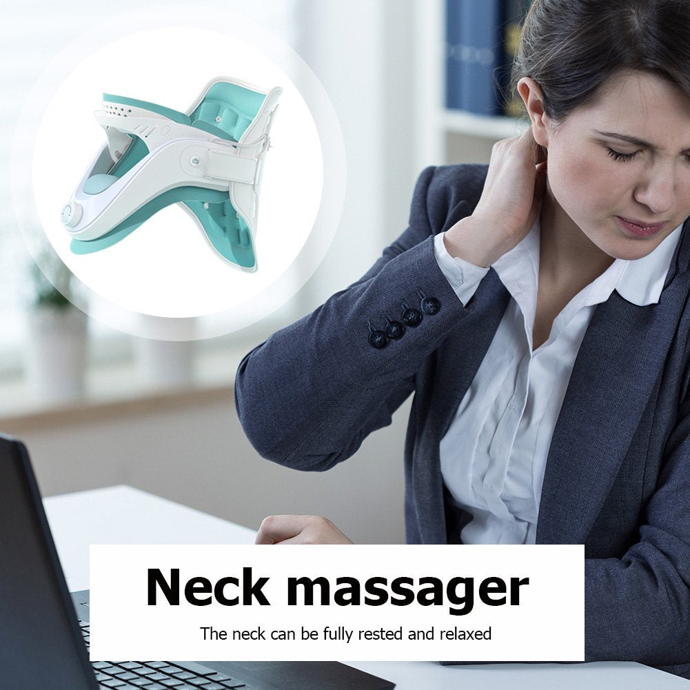 Neck Support Brace for Pain Relief – Cervical Traction Device for Spondylosis, Posture & Sleeping – Comfortable & Adjustable Neck Collar