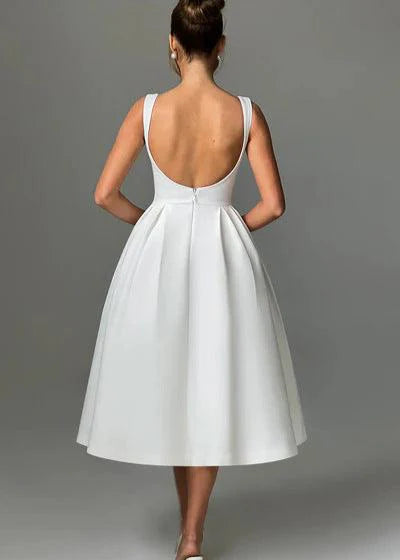 Midi Luxe™ | Women's Classic Midi Dress | Soft Fabric, Flattering Silhouette & Versatile Style