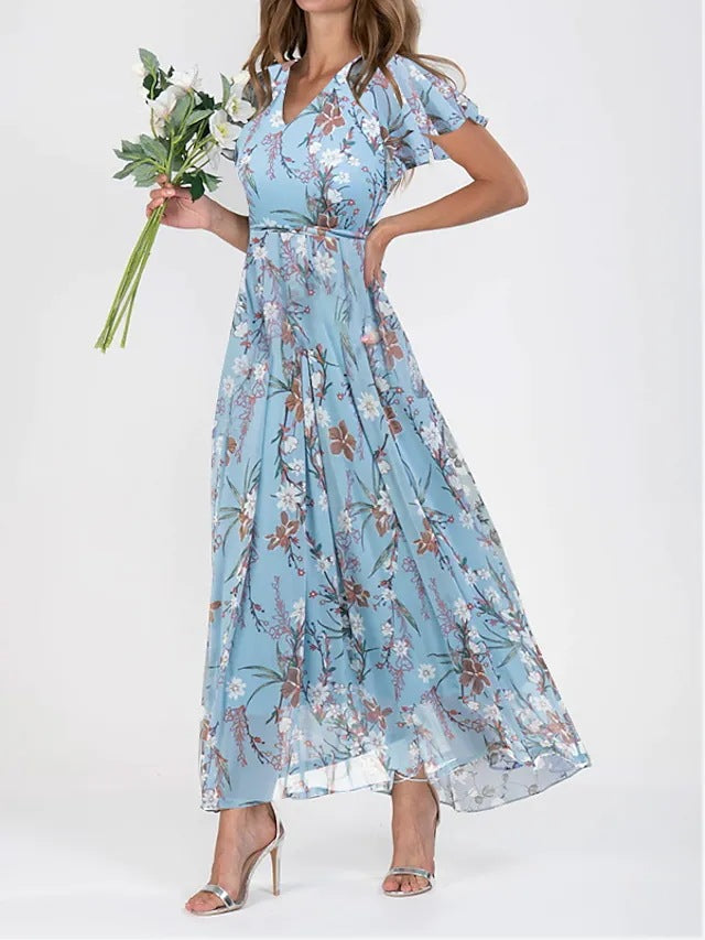 ChicAura™ | Women's Midi Dress | Lightweight Fabric, Flattering Fit & Versatile Style