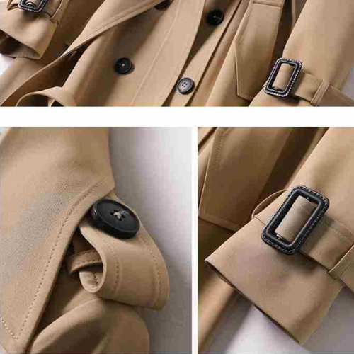 TrenchGuard™ | Women's Double Button Trench Coat | Classic Design, Water-Resistant Fabric & Stylish Outerwear