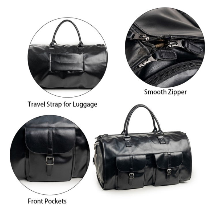 Travelista Luxe™ | Convertible Travel Bag | Water-Resistant Fabric, Multiple Compartments & Adjustable Straps