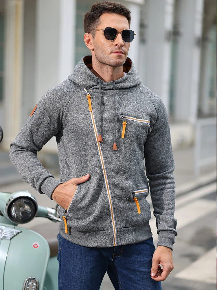 Hoodie Eric™ | Men's Long Sleeve Hoodie | Soft Cotton Blend, Adjustable Drawstring & Relaxed Fit