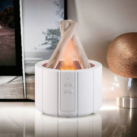 7 Color Cozy Campfire Design Humidifier for Home & Office – Decorative  Healthfire Aroma Diffuser with LED Light
