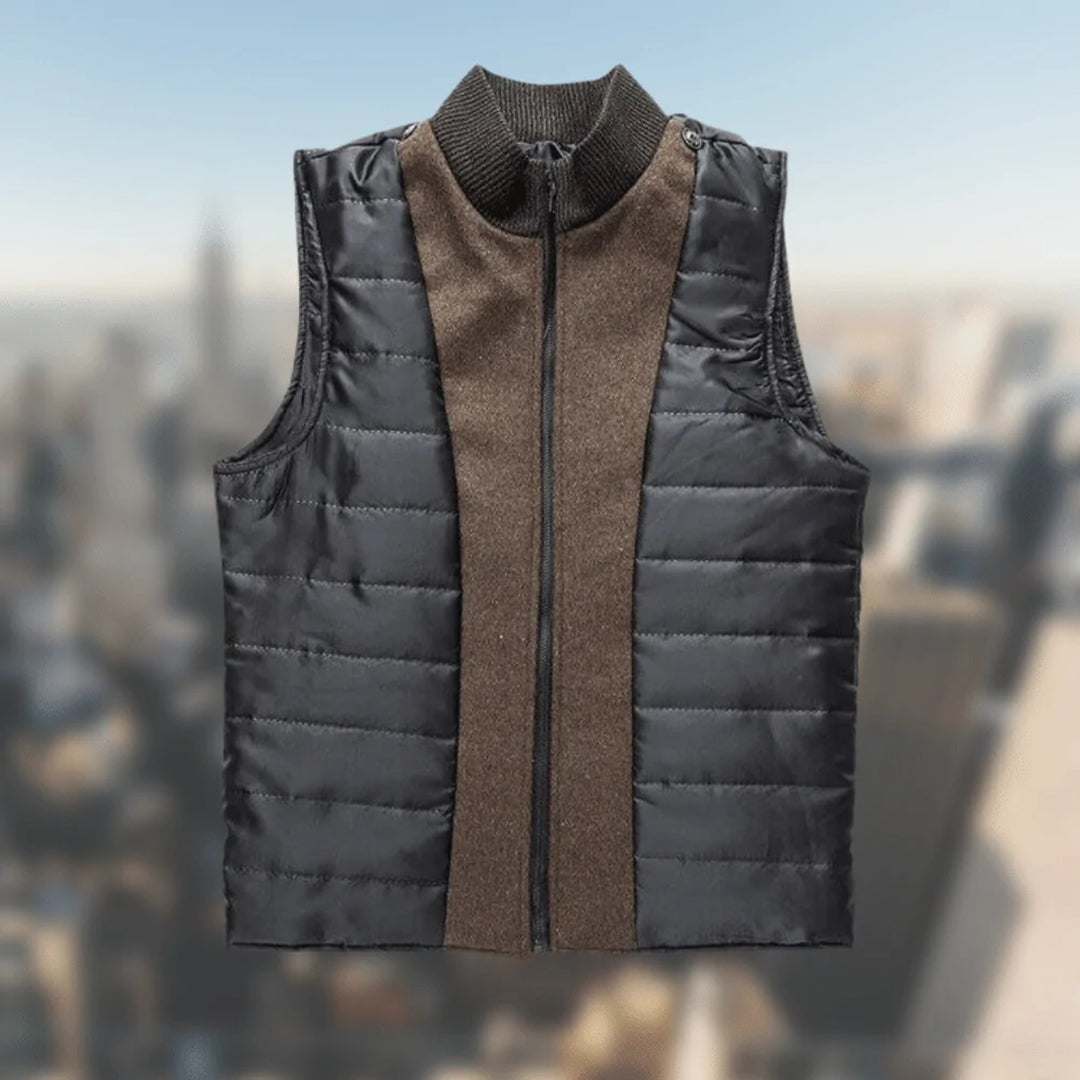 CozyGuard™ | Men's Warm Coat with Standing Collar | Insulated Fabric, Windproof Design & Comfortable Fit
