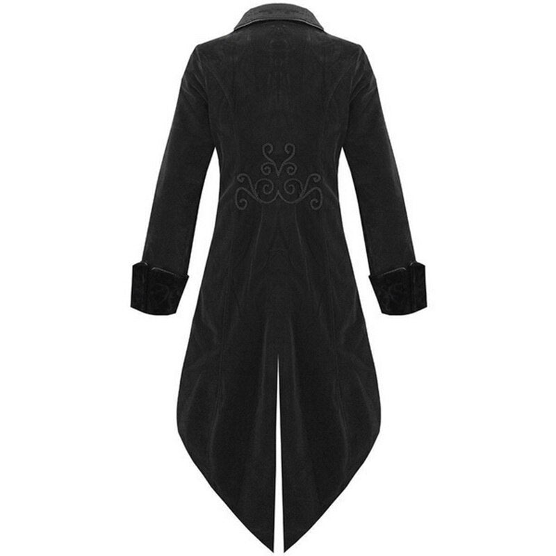 Gothic Valor™ | Men's Renaissance Tailcoat | Luxurious Fabric, Tailored Fit & Unique Gothic Design
