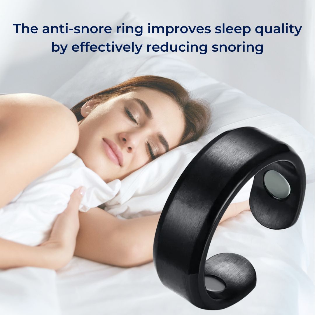 Anti-Snore Ring for Better Sleep | Reduces Snoring & Clears Airways for Improved Rest Quality