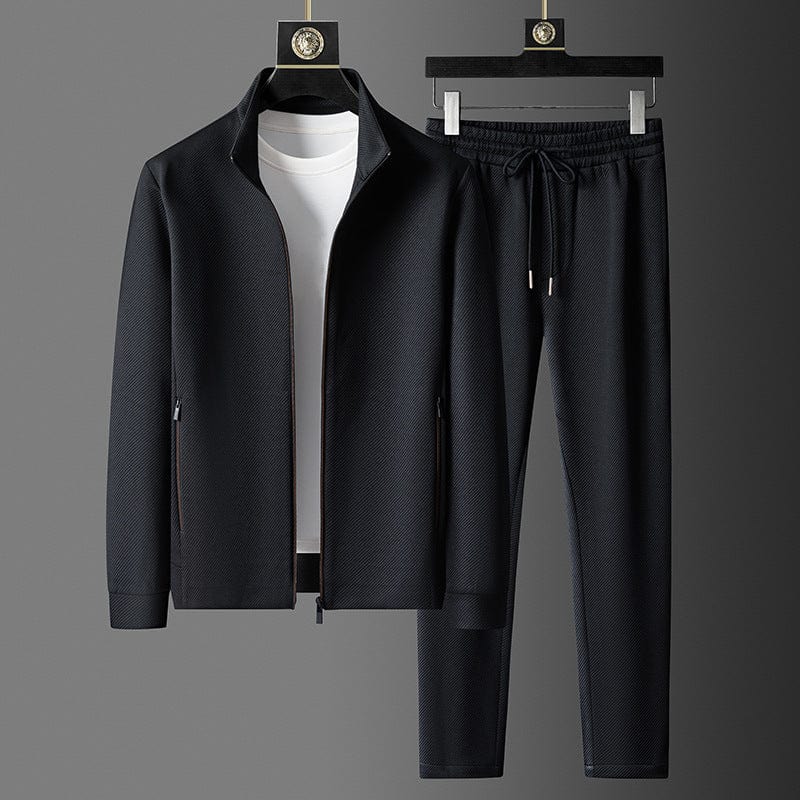 Tracksuit Elite™ | Men's Premium Tracksuit Set | Zip-Up Jacket & Drawstring Pants, Comfortable Fit, Stylish Design