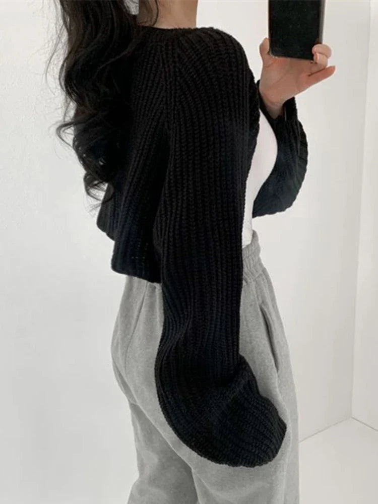 Cardigan Lira™ | Women's Knitted Poncho | Summer Lightweight, Vintage-Inspired, Minimalist Design