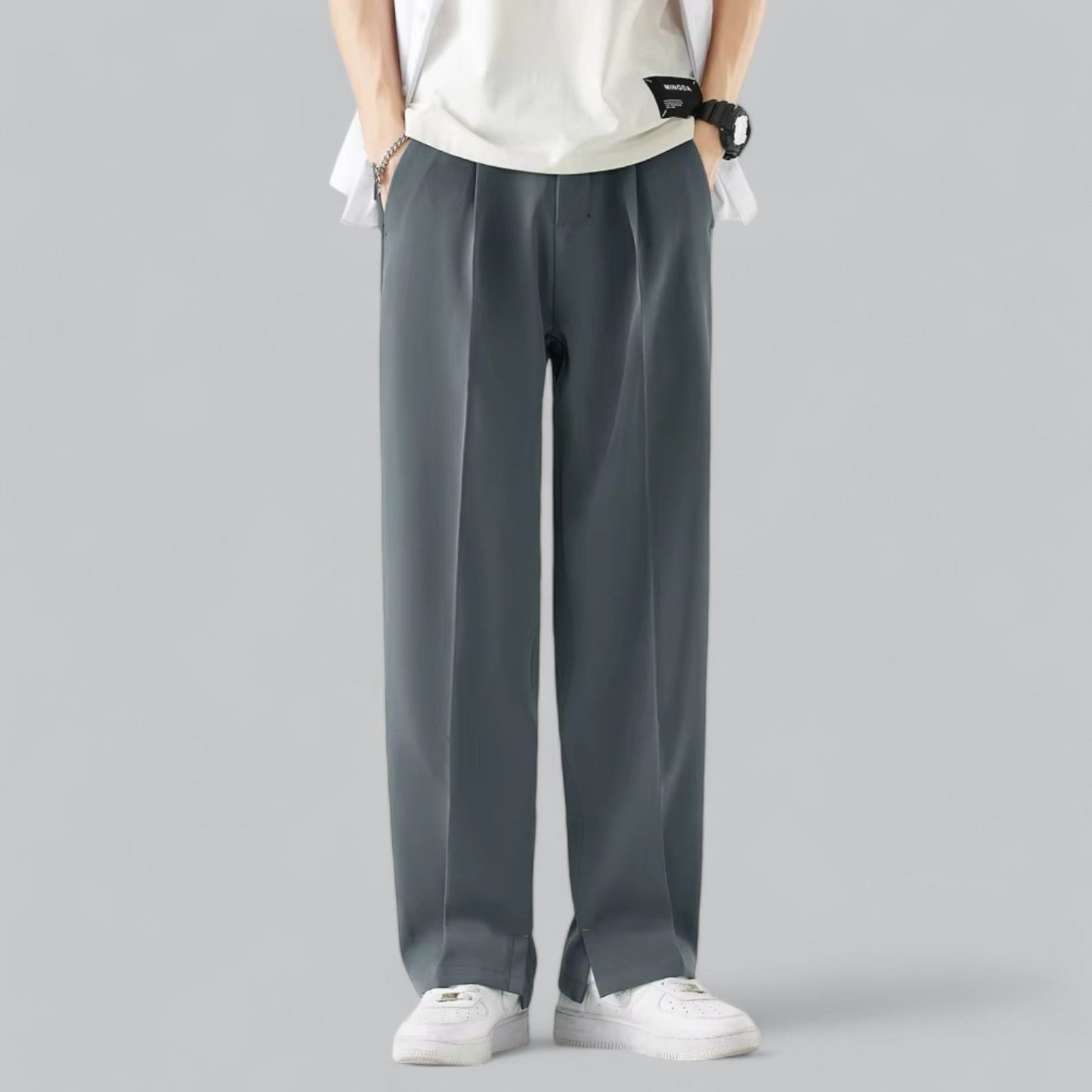 Men's Straight Wide Leg Pants | Comfortable Fit, Durable Fabric, Versatile Casual Style