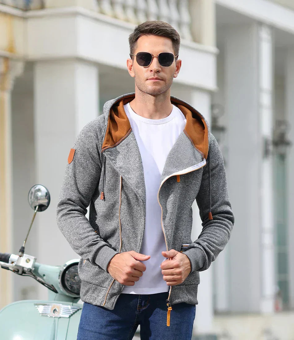 Hoodie Eric™ | Men's Long Sleeve Hoodie | Soft Cotton Blend, Adjustable Drawstring & Relaxed Fit