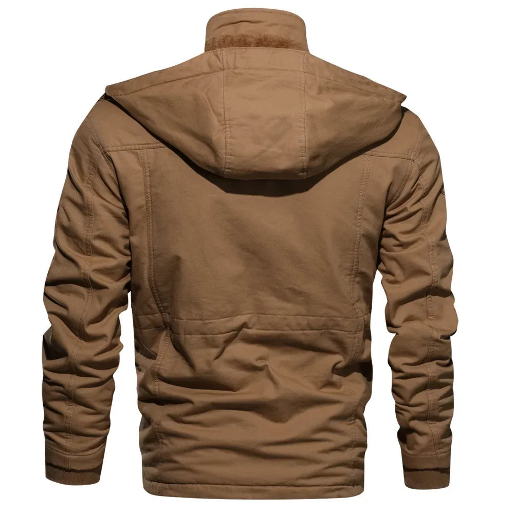 Field Commander™ | Men's Military Field Jacket | Cotton Blend, Multiple Pockets, Adjustable Fit & Zip Closure