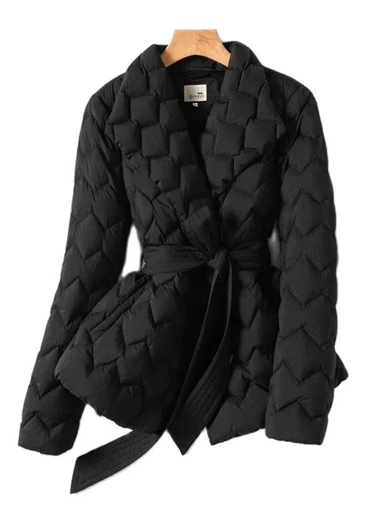 Aurelia Vogue™ | Women's Down Jacket | Lightweight, Belted Design, Warm Insulation & Stylish Fit