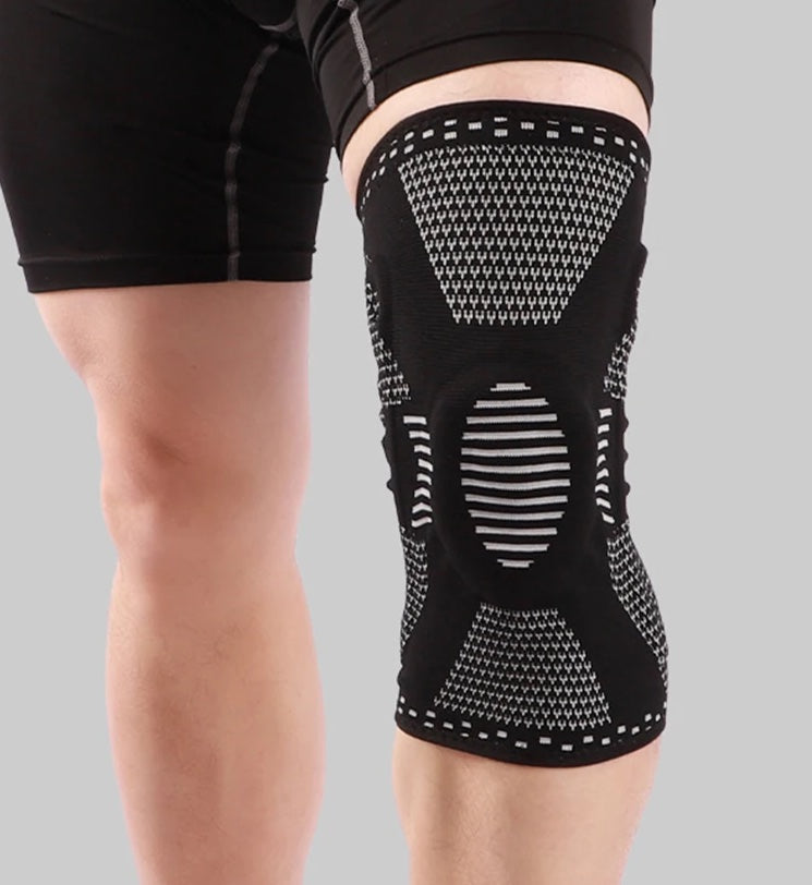Elastic Knee Brace for Support and Stability | Adjustable Compression Sleeve for Sports, Injury Recovery, and Joint Pain Relief