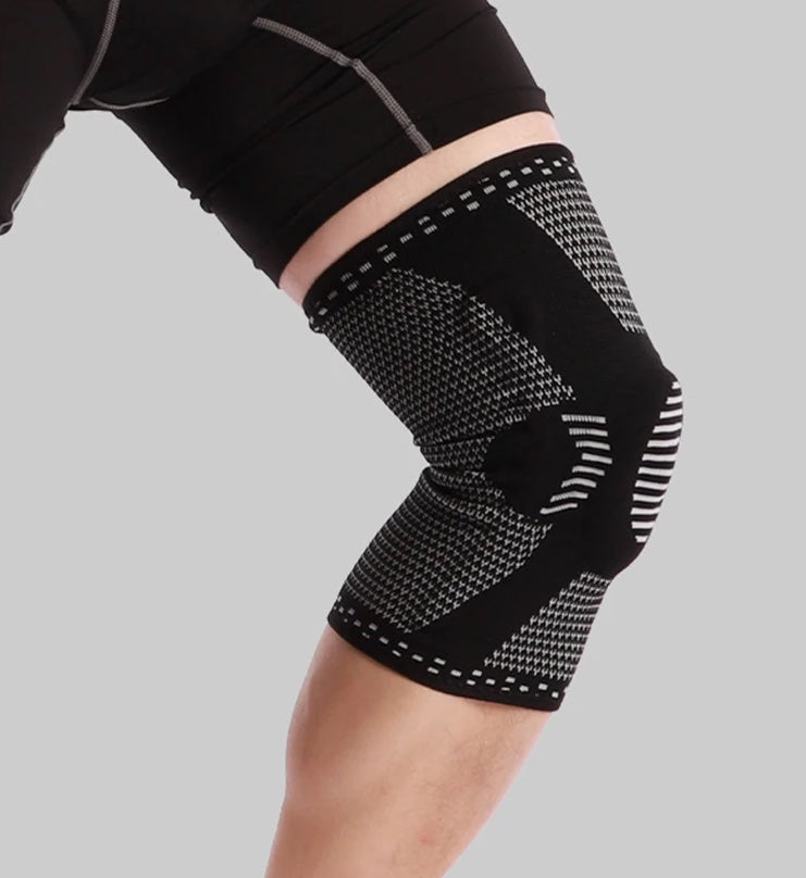 Elastic Knee Brace for Support and Stability | Adjustable Compression Sleeve for Sports, Injury Recovery, and Joint Pain Relief