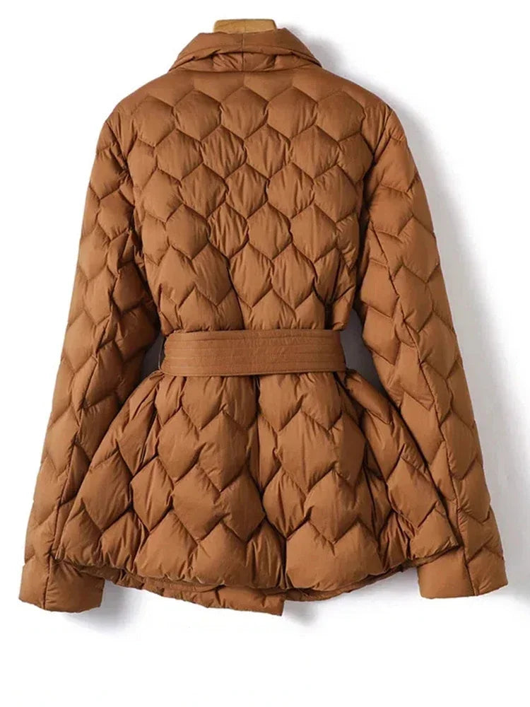 Aurelia Vogue™ | Women's Down Jacket | Lightweight, Belted Design, Warm Insulation & Stylish Fit