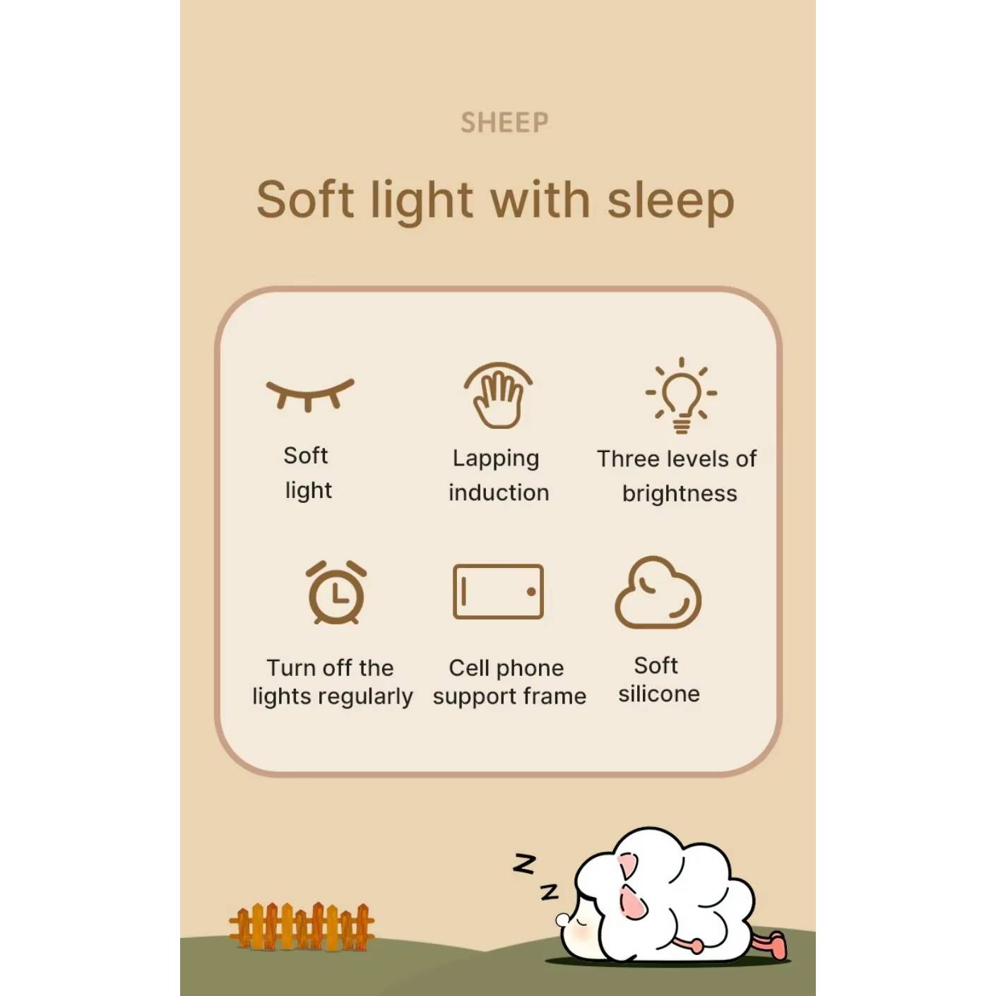 LED Silicone Night Light - Cute Animal Shape for Kids' Bedroom, Nursery, and Playroom Decor