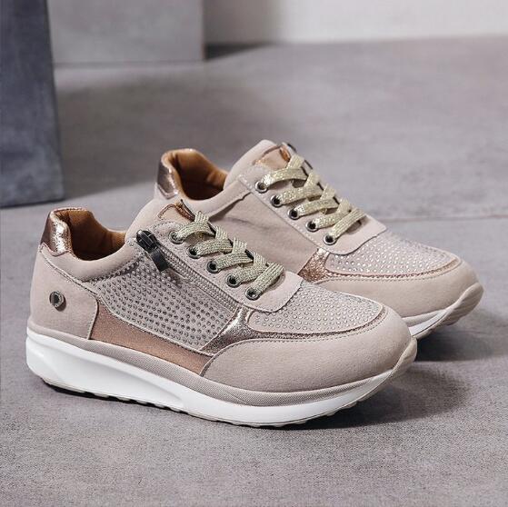 ComfortStride™ | Women's Orthopedic Sneakers | Breathable Fabric, Zipper Closure & Supportive Design