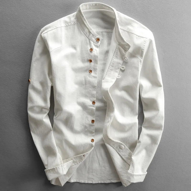 Katana Luxe™ | Men's Casual Button-Up Shirt | Lightweight Cotton, Modern Fit & Breathable Design