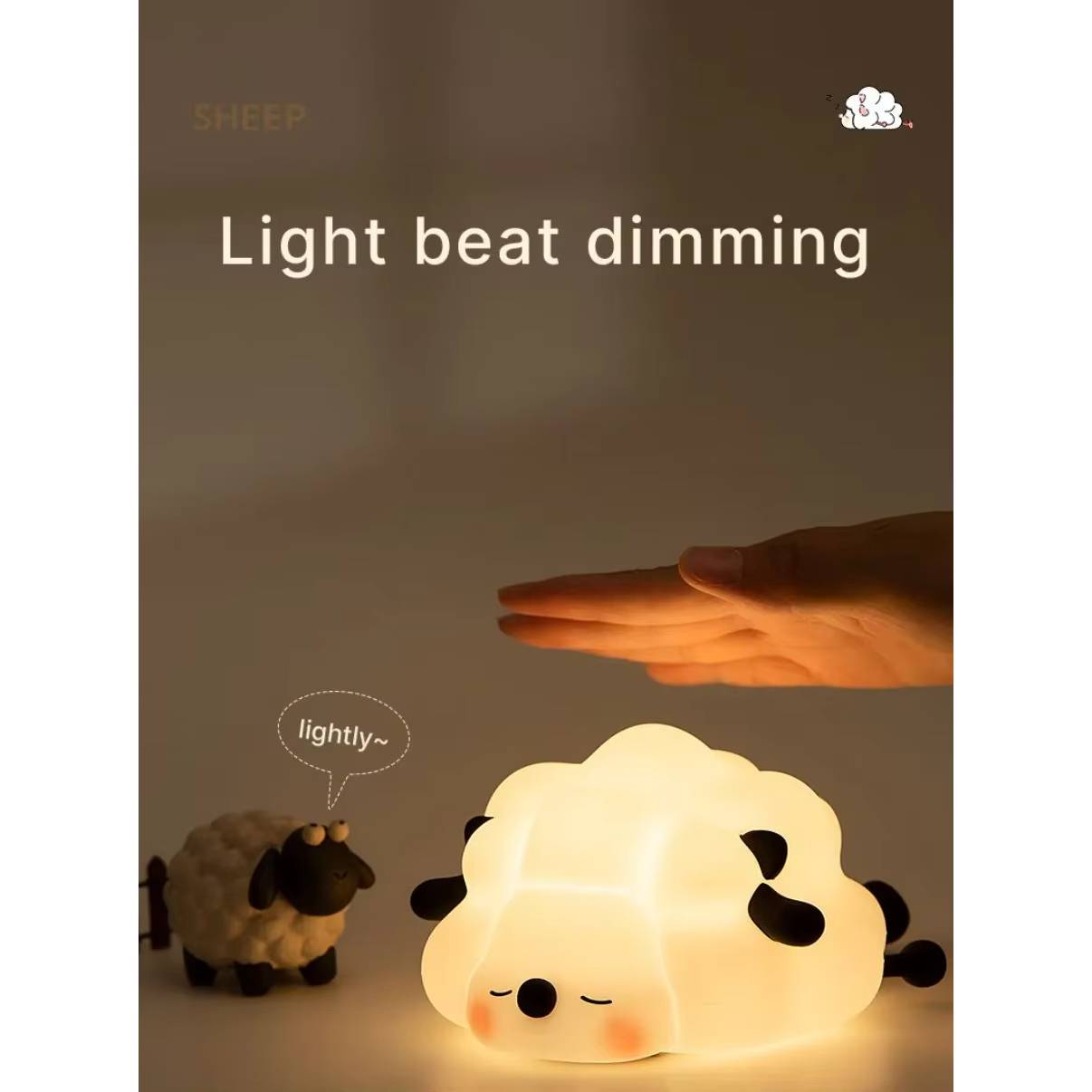 LED Silicone Night Light - Cute Animal Shape for Kids' Bedroom, Nursery, and Playroom Decor