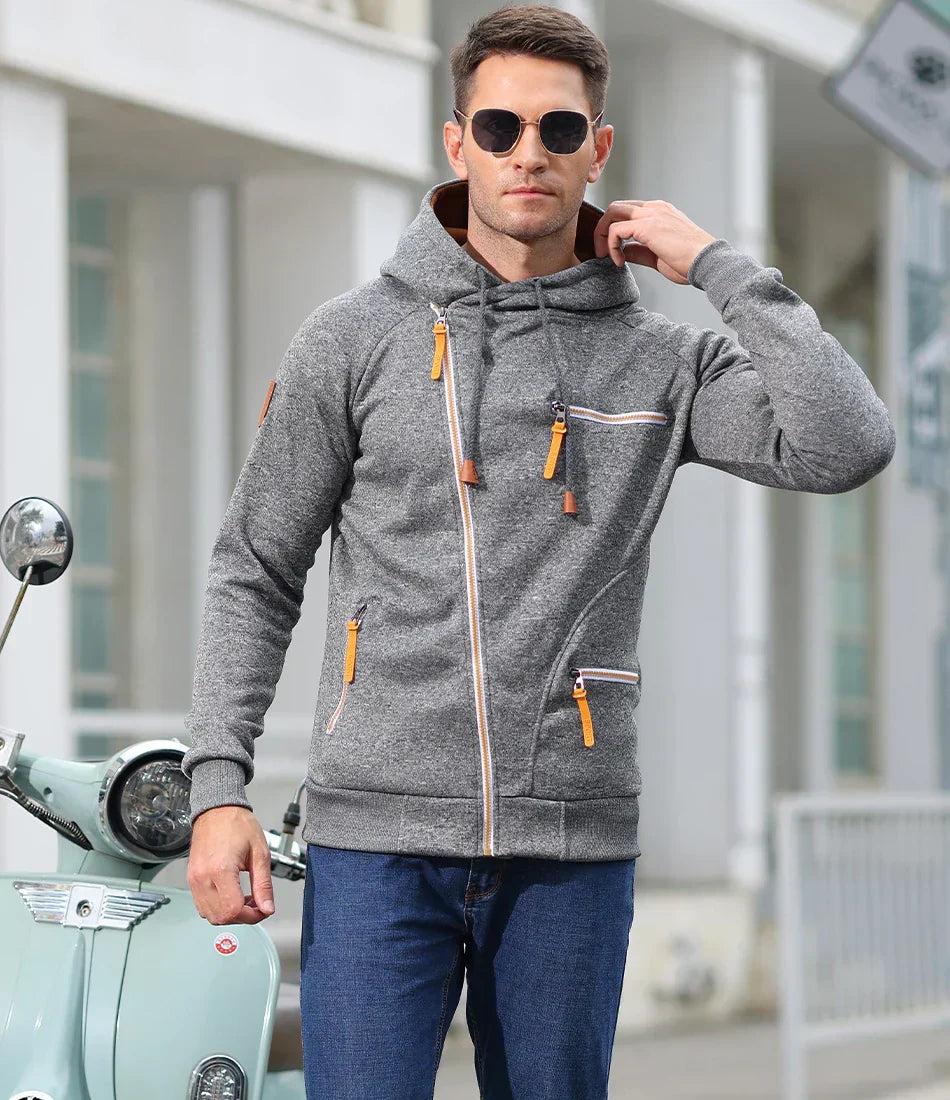 Hoodie Eric™ | Men's Long Sleeve Hoodie | Soft Cotton Blend, Adjustable Drawstring & Relaxed Fit