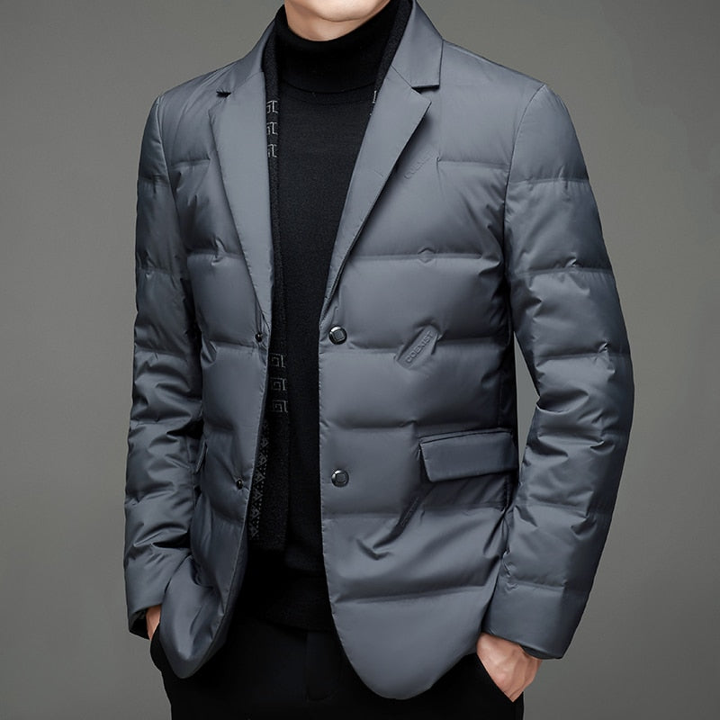 Blazer Nova™ | Men's Puffer Blazer Jacket | Tailored Fit, Quilted Insulation & Water-Resistant Design