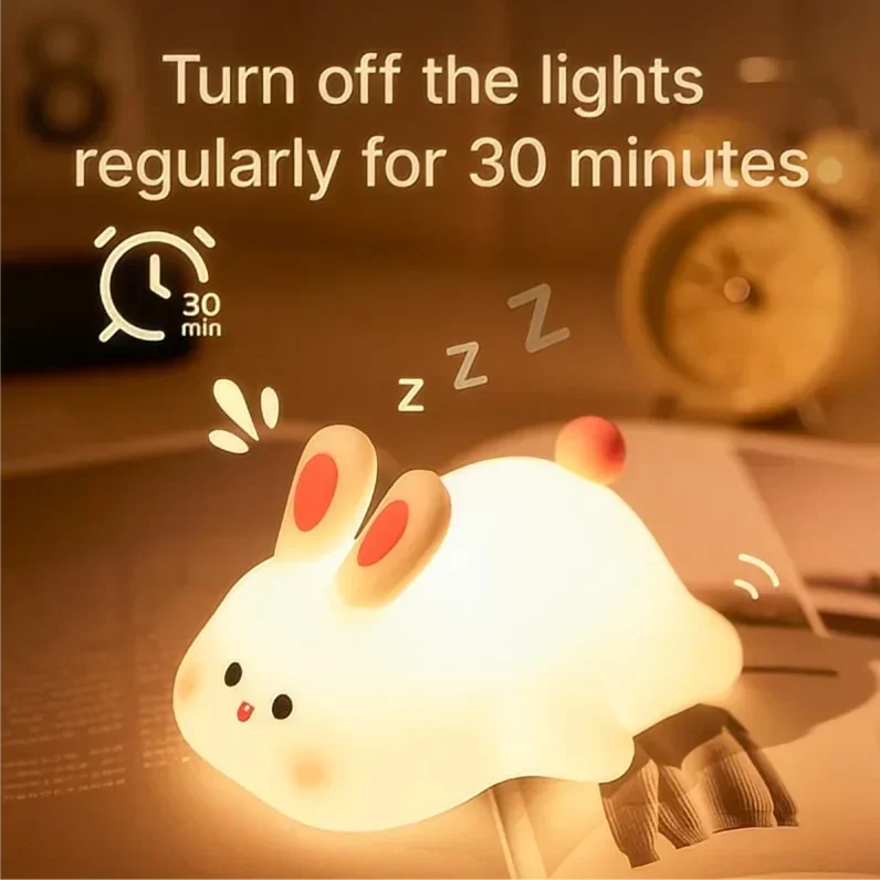 LED Silicone Night Light - Cute Animal Shape for Kids' Bedroom, Nursery, and Playroom Decor