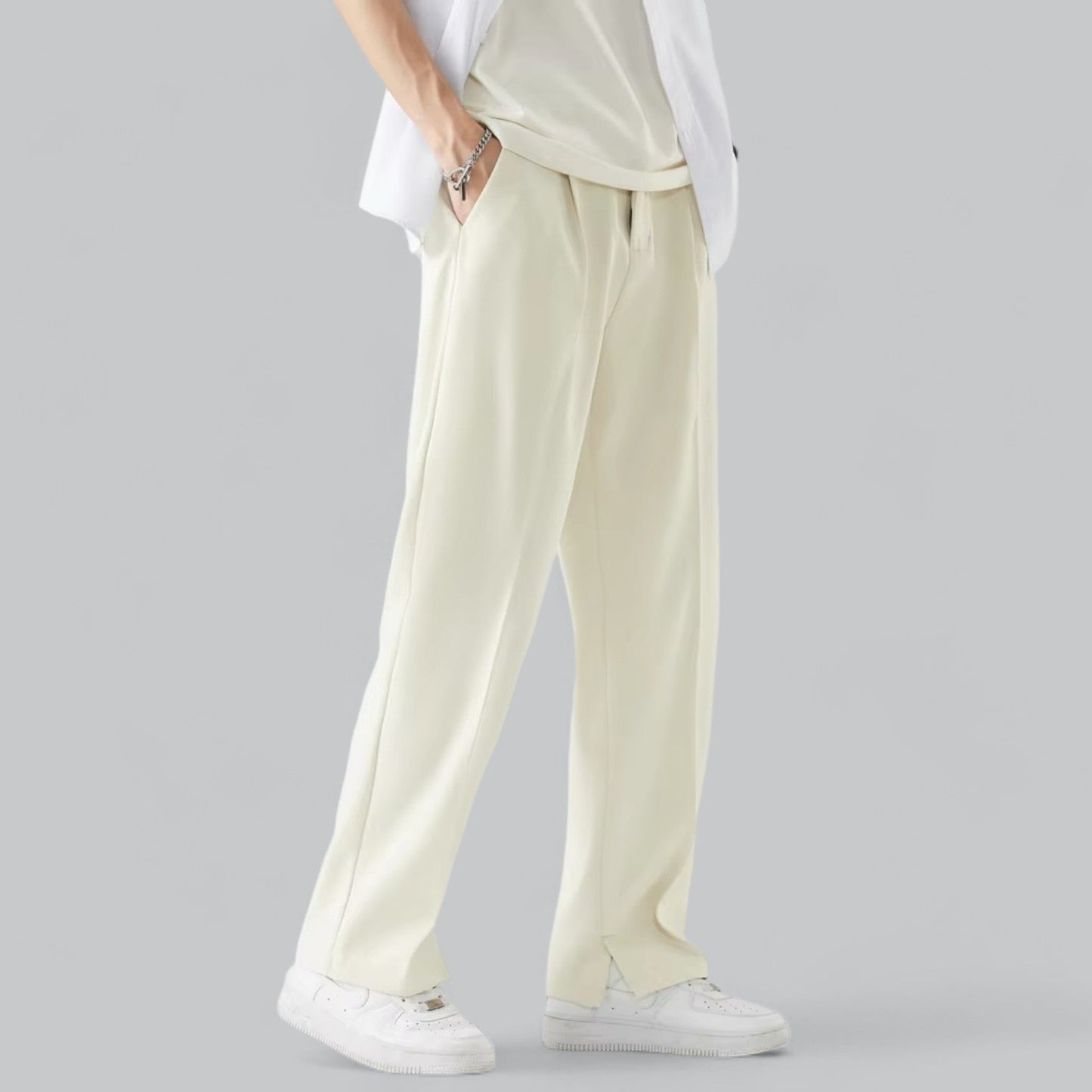 Men's Straight Wide Leg Pants | Comfortable Fit, Durable Fabric, Versatile Casual Style