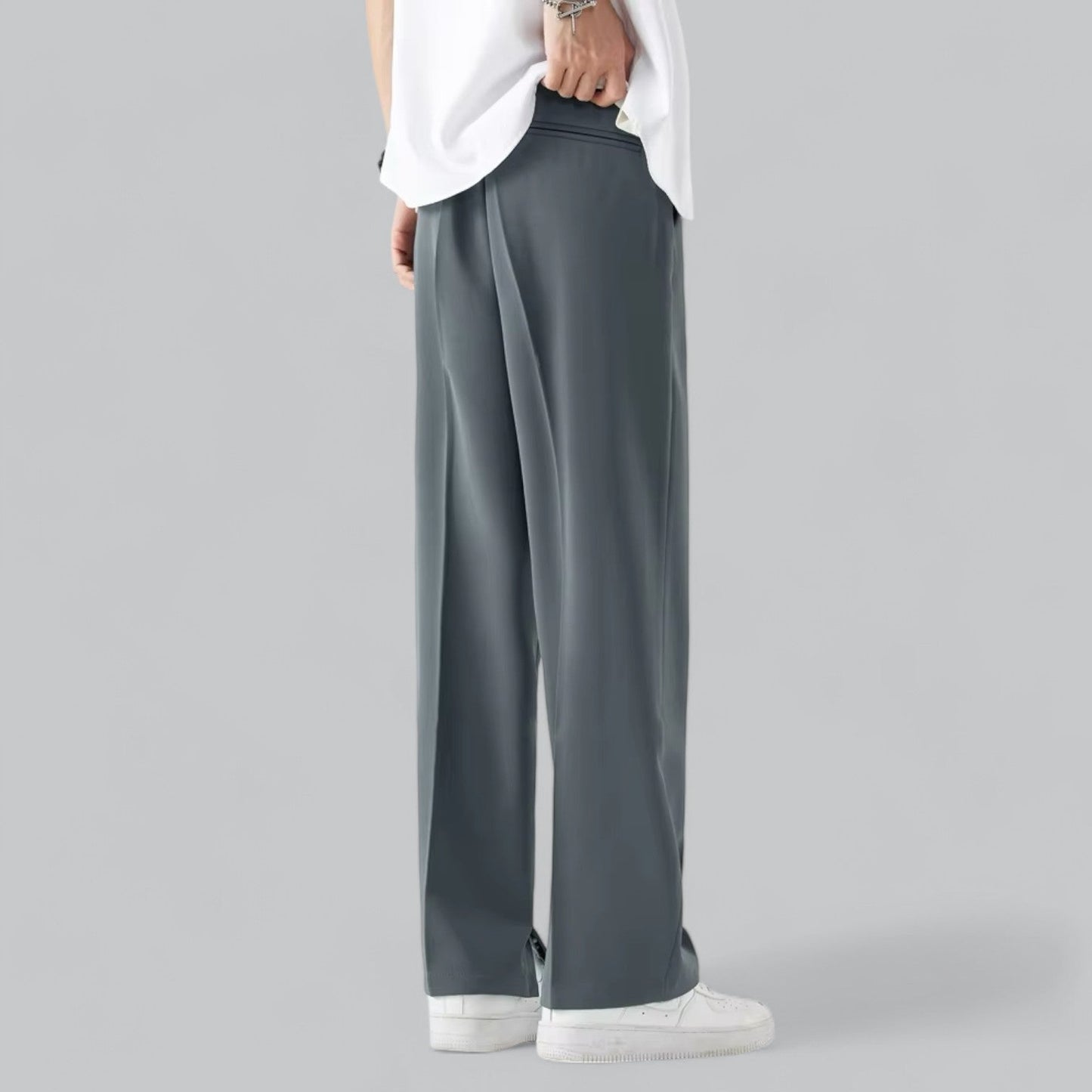 Men's Straight Wide Leg Pants | Comfortable Fit, Durable Fabric, Versatile Casual Style