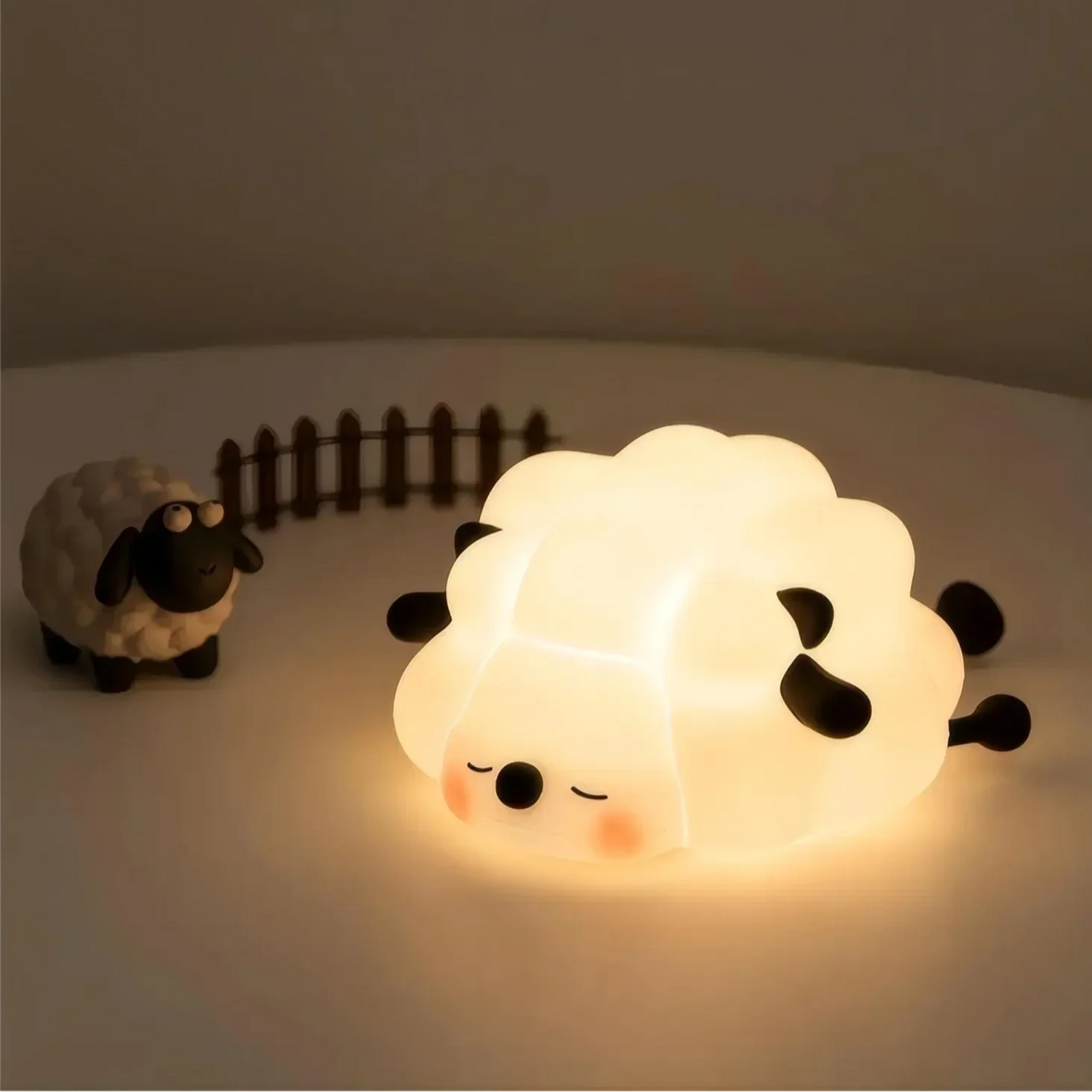 LED Silicone Night Light - Cute Animal Shape for Kids' Bedroom, Nursery, and Playroom Decor