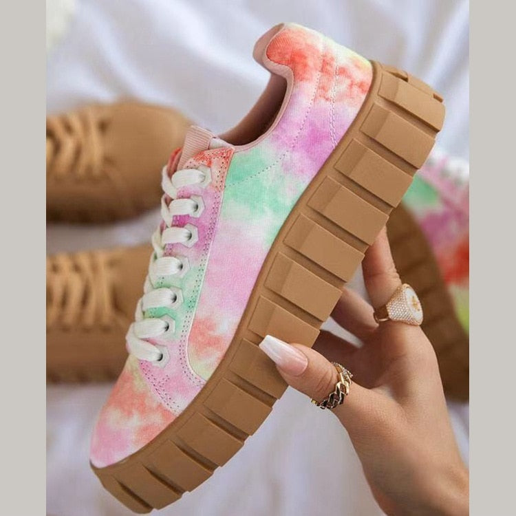 Lace-Up Bliss™ | Women's Casual Sneakers | Lightweight, Comfortable, Breathable Design for Everyday Wear