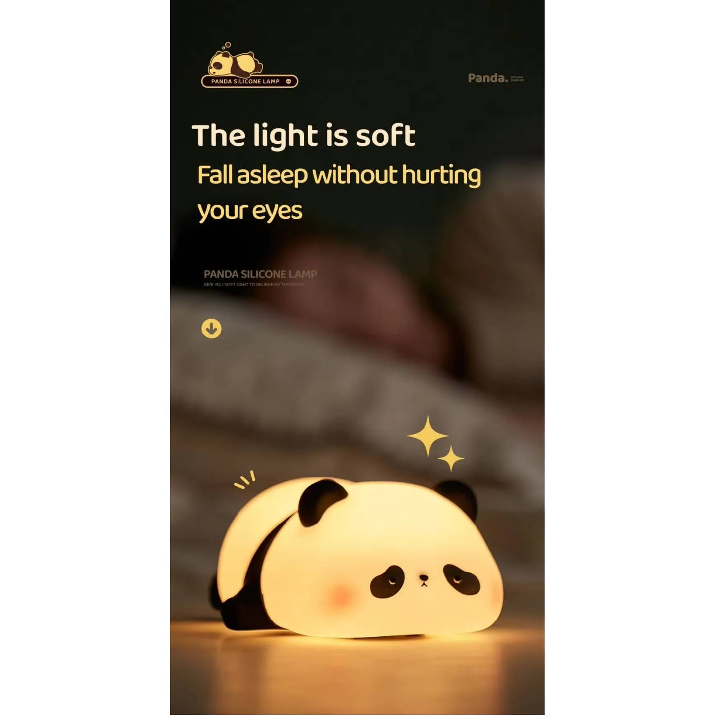 LED Silicone Night Light - Cute Animal Shape for Kids' Bedroom, Nursery, and Playroom Decor